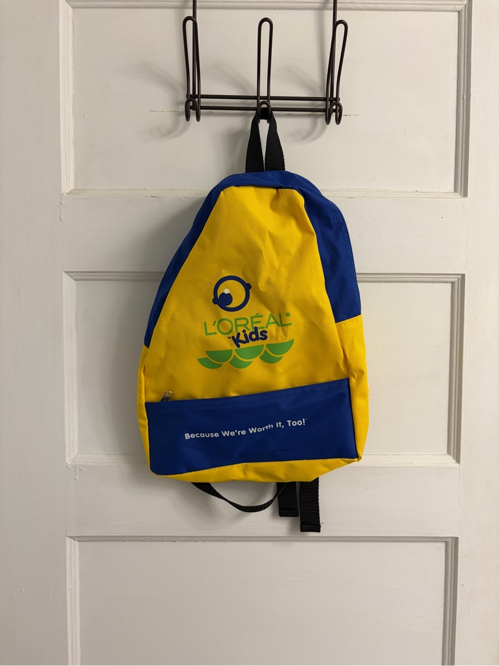 Vintage Yellow & Blue Backpack